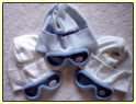 blue sun goggles and hats for babies
